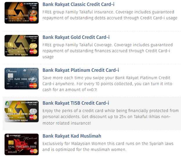 jenis jenis kredit kad bank rakyat